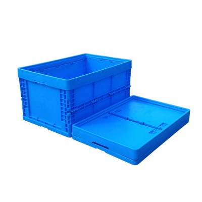 fruit storage plastic heavy duty storage folding delivery recycle box crate